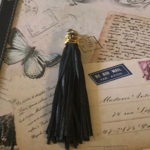 Authentic Chanel Black Tassel